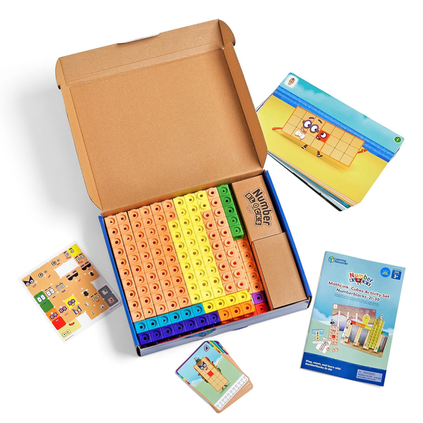 CONJUNTO DE ACTIVIDADES MATHLINK CUBES NUMBERBLOCKS 21 AL 30