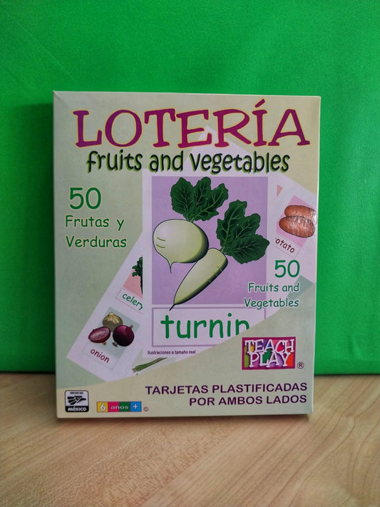 LOTERÍA FRUITS AND VEGETABLES