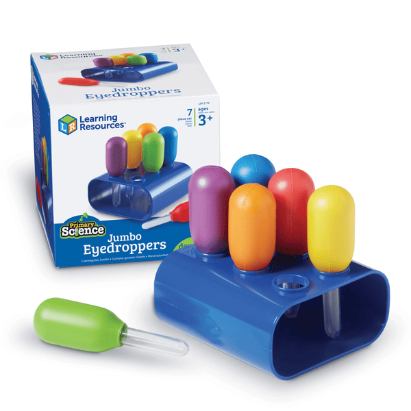 GOTEROS JUMBO CON BASE 6 PZS / JUMBO EYEDROPPERS