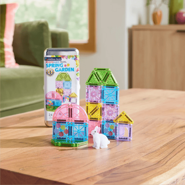 MAGNA-TILES MICROMAGS JARDÍN PRIMAVERAL 24 PZS