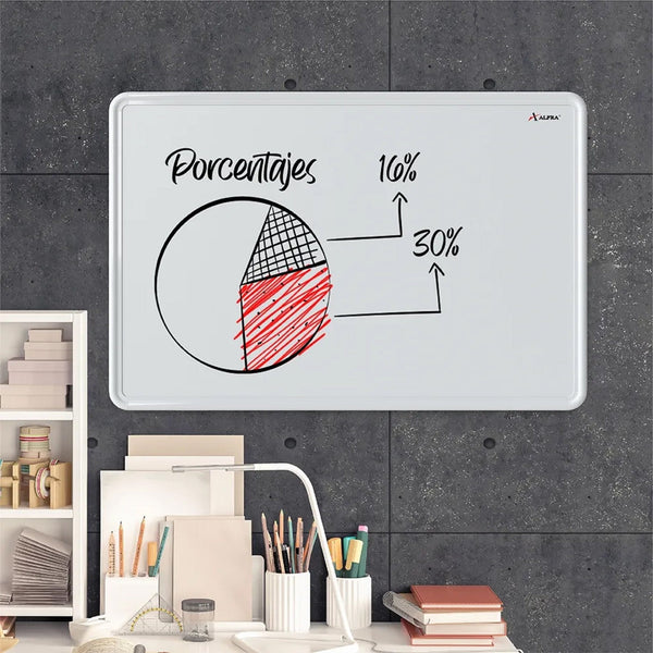 PINTARRÓN BLANCO INDICATO 60X90 CM