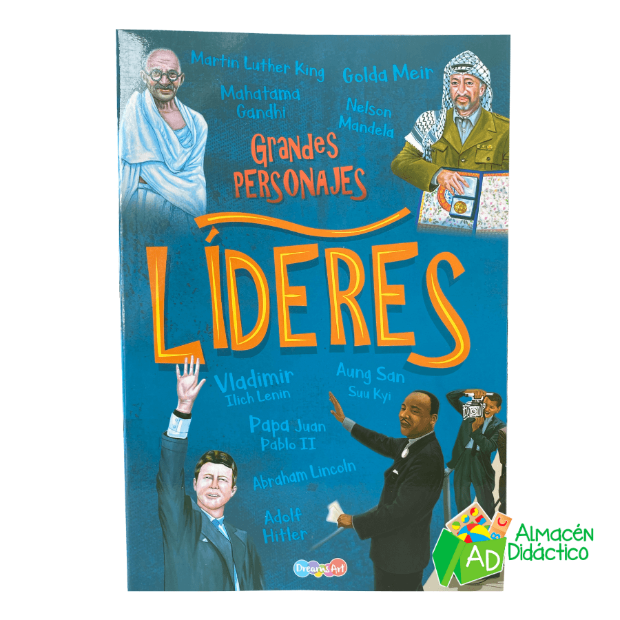 LIBRO LIDERES - COLECCION GRANDES PERSONAJES