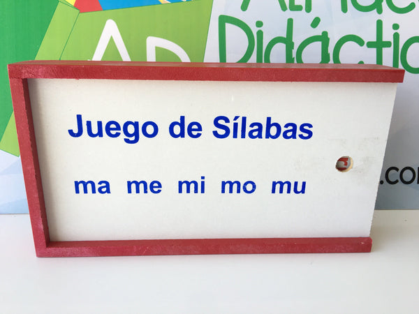 JUEGO DE SILABAS SIMPLES