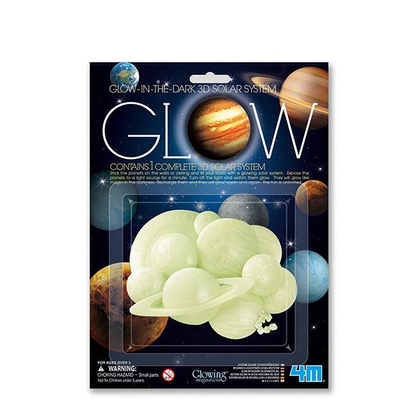 SISTEMA SOLAR EN 3D FOSFORECENTE / GLOW 3D SOLAR SYSTEM