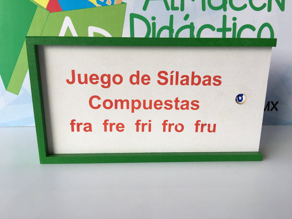 JUEGO DE SILABAS COMPUESTAS