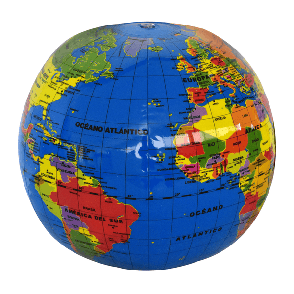 CALY GLOBO INFLABLE PAÍSES Y CAPITALES