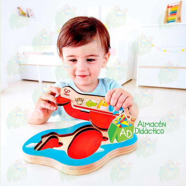 ROMECABEZAS DE AVIÓN EN 3D - HAPE - 3D AIRPLANE PUZZLE