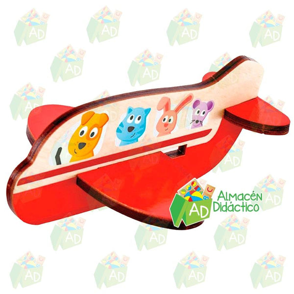 ROMECABEZAS DE AVIÓN EN 3D - HAPE - 3D AIRPLANE PUZZLE