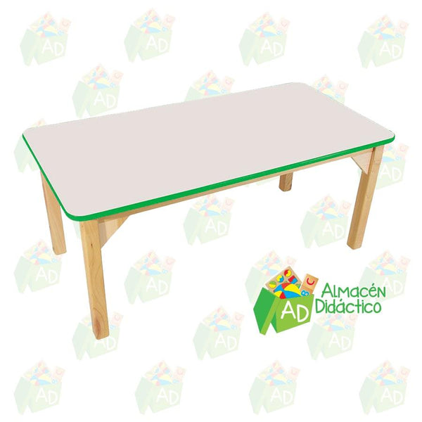 MESA RECTANGULAR DE MADERA