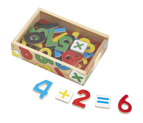 NUMEROS MAGNETICOS DE MADERA - MELISSA & DOUG - MAGNETIC NUMBERS