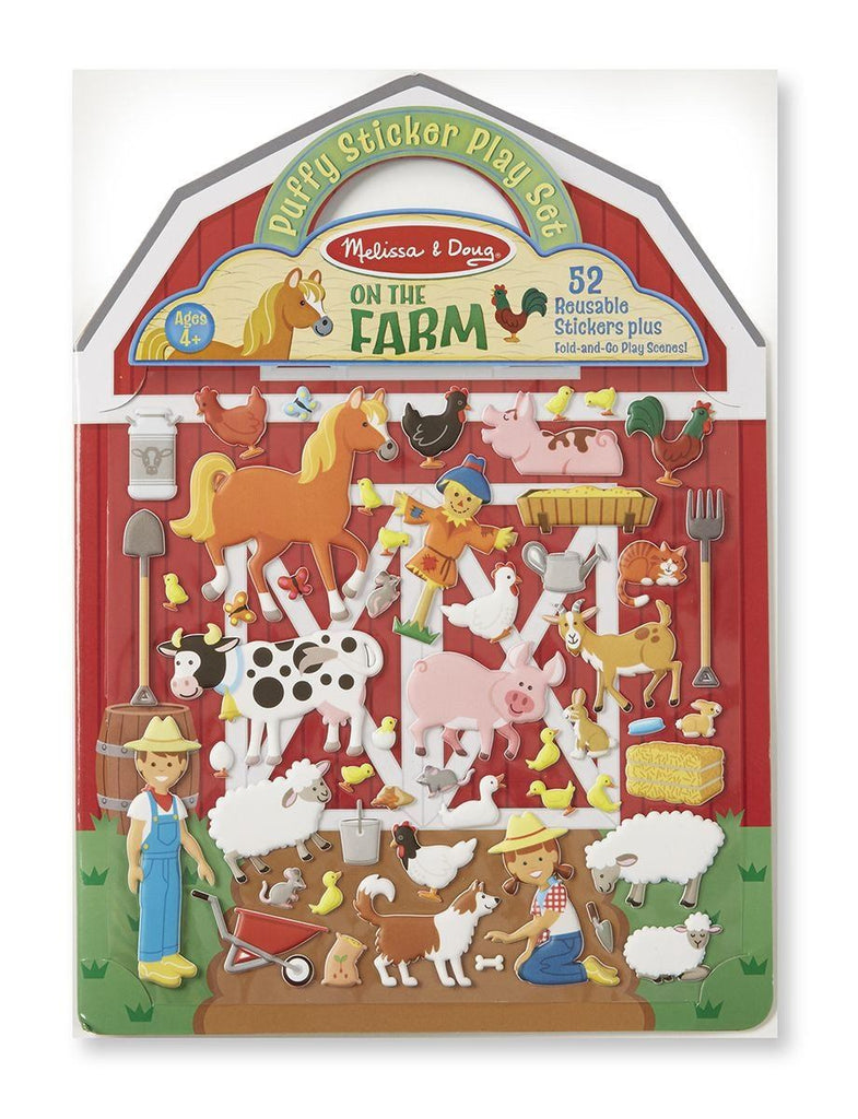 Stickers acolchados, - Melissa & Doug - Granja