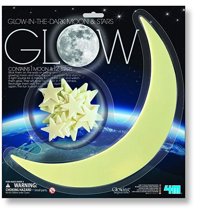 LUNA Y ESTRELLAS FOSFORECENTES / GLOW MOON & STARS