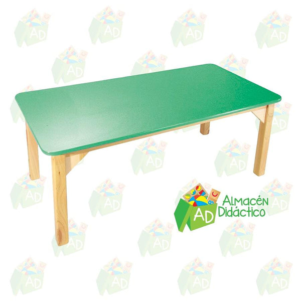 MESA RECTANGULAR DE MADERA