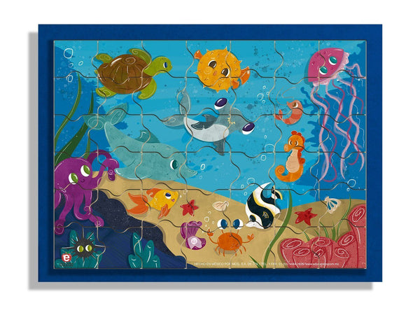 ROMPECABEZAS ANIMALES DEL MAR
