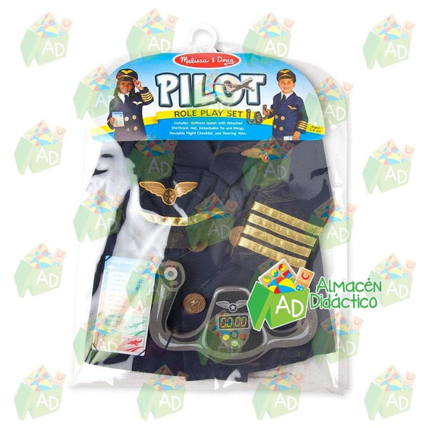 DISFRAZ DE PILOTO - MELISSA & DOUG - PILOT