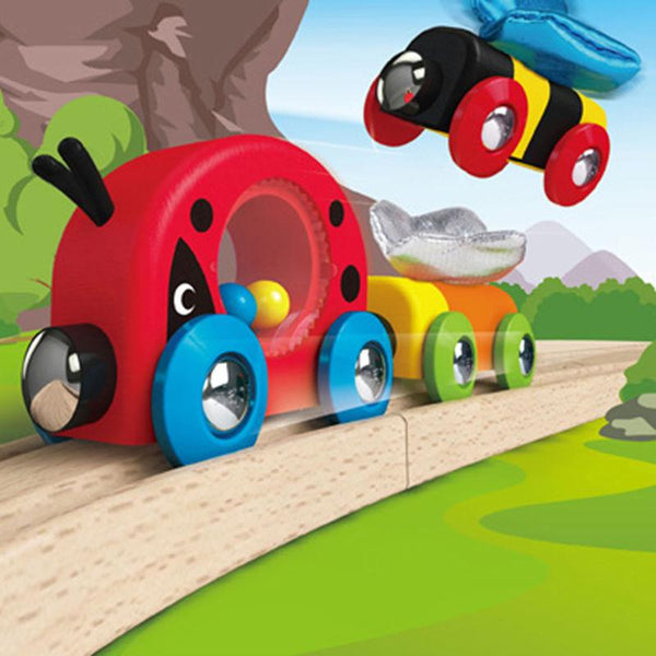 TREN MARIQUITA CON SUERTE Y SUS AMIGOS - HAPE- LUCKY LADYBUG AND FRIENDS