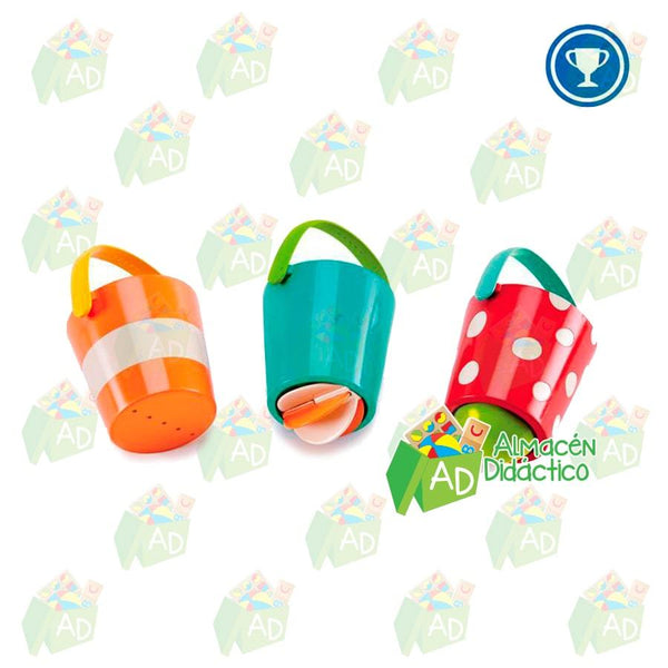 JUEGO DE CUBOS ALEGRES - HAPE- HAPPY BUCKETS SET