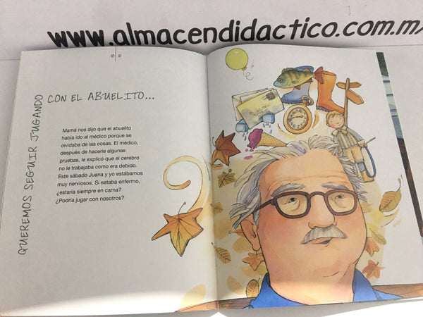 LIBRO EL ABUELITO TIENE ALZHEIMER - COLECCION VIVE Y APRENDE