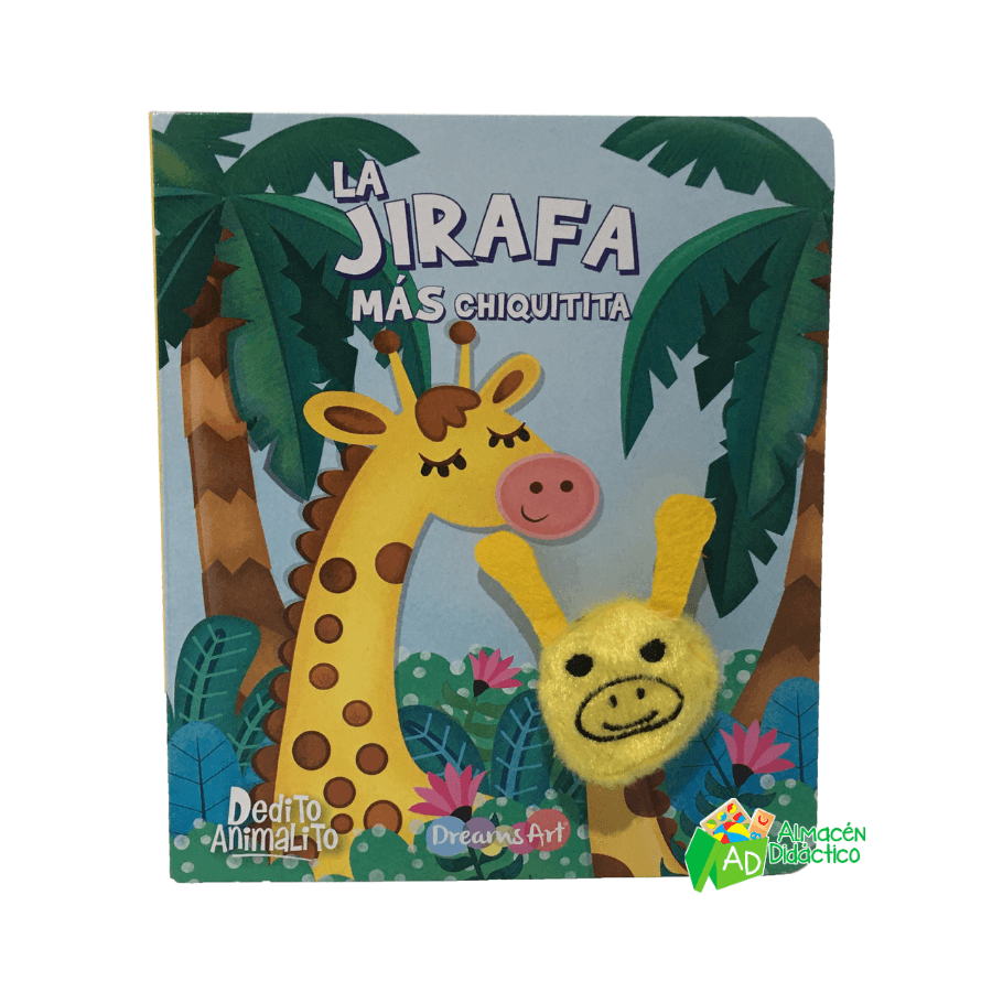 LIBRO LA JIRAFA MAS CHIQUITITA - COLECCION DEDITO ANIMALITO