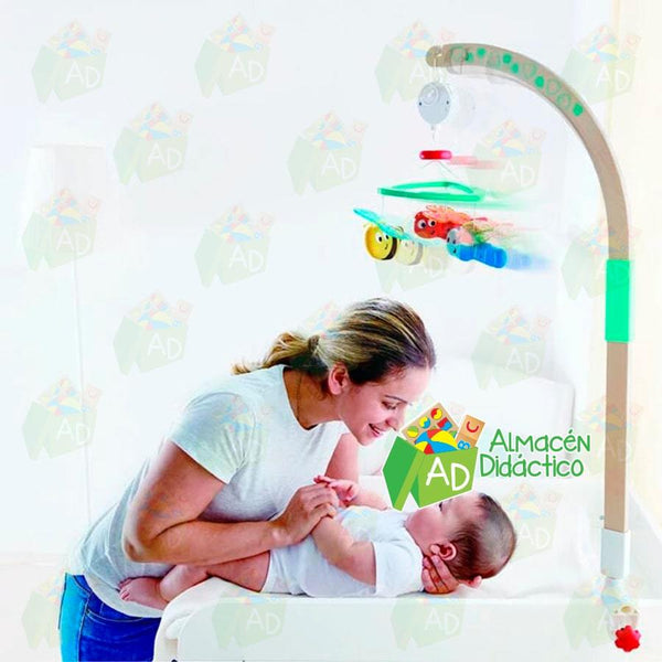 COLGADOR GIRATORIO PARA BEBÉS DE FÁCIL INSTALACIÓN  - HAPE  -  SWEET DREAMS BABY MOBILE