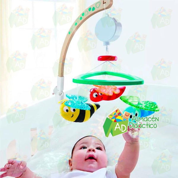 COLGADOR GIRATORIO PARA BEBÉS DE FÁCIL INSTALACIÓN  - HAPE  -  SWEET DREAMS BABY MOBILE