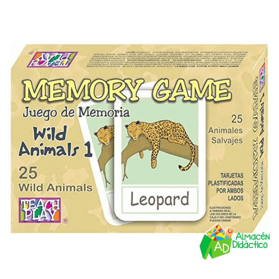 MEMORY GAME WILD ANIMALS 1