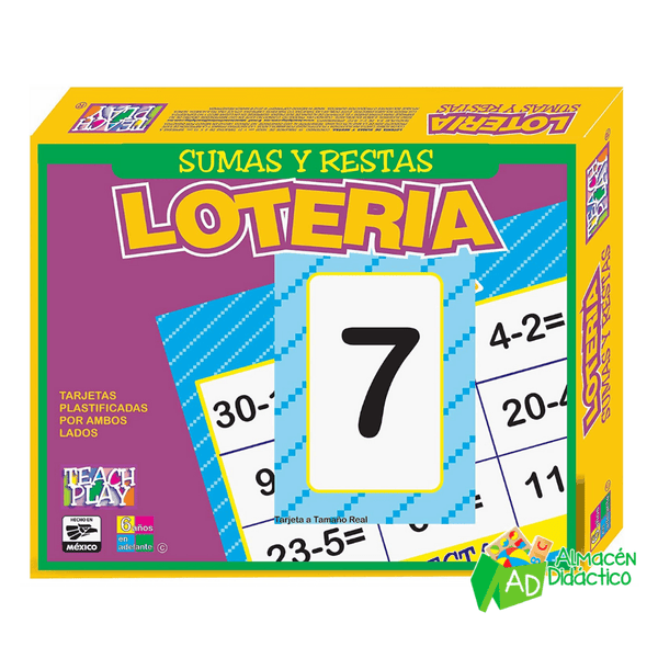 LOTERIA SUMAS Y RESTAS