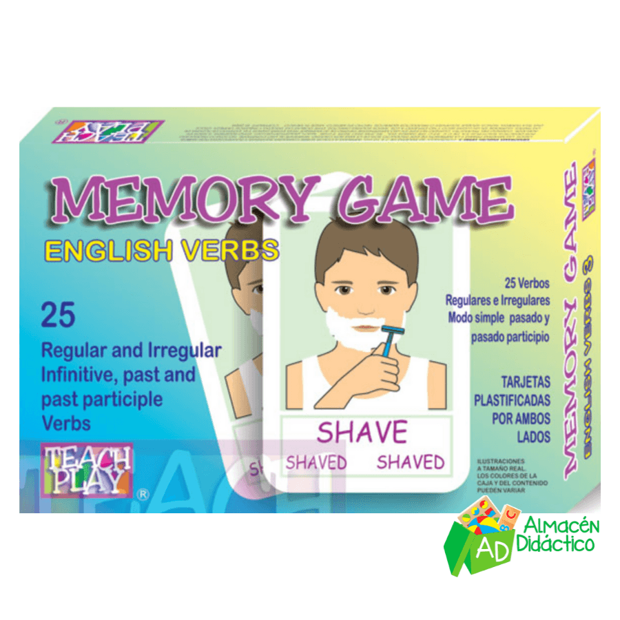 MEMORY GAME ENGLISH VERBS 3