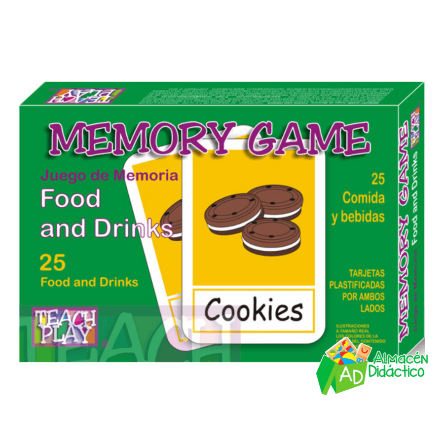 MEMORY GAME FOOD AND DRINKS