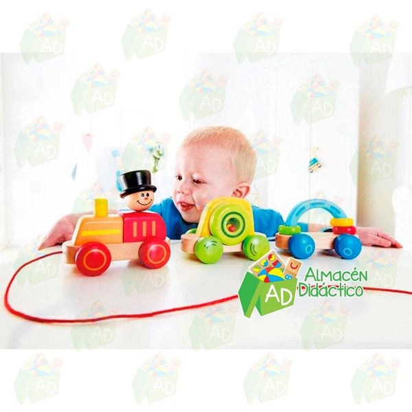 TREN DE JUEGO TRIPLE  - HAPE  -  TRIPLE PLAY TRAIN