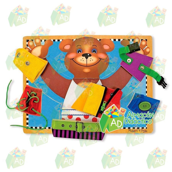 TABLERO DE HABILIDADES BASICAS - MELISSA & DOUG -  BASIC SKILLS BOARD