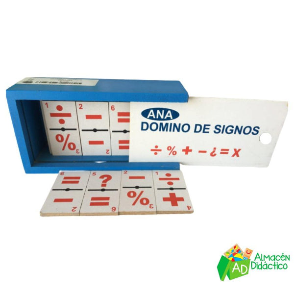 DOMINO DE MADERA SIGNOS