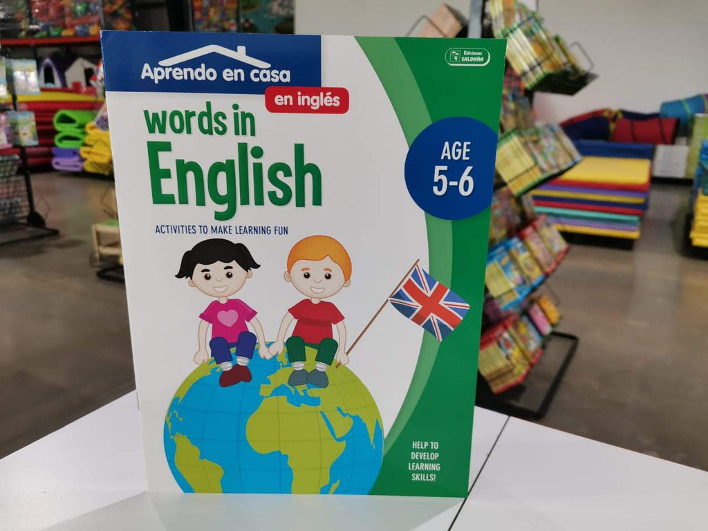 LIBRO WORDS IN ENGLISH 5-6 AGE