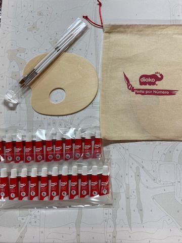 PINTA POR NUMERO - TIGRE DE BENGALA