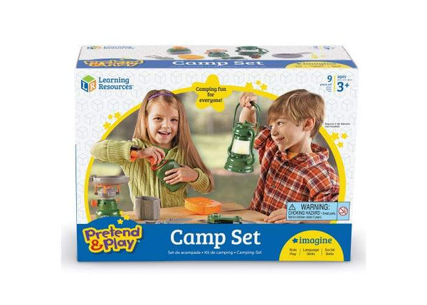 JUEGO DE CAMPAMENTO PRETEND & PLAY - PRETEND & PLAY CAMP SET