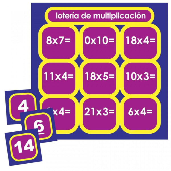 LOTERÍA DE MULTIPLICACIÓN Y DIVISIÓN